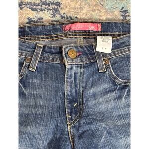 Levi’s 518 Superlow Bootcut Jeans Women’s 9 Jr M Blue Denim Western Rodeo